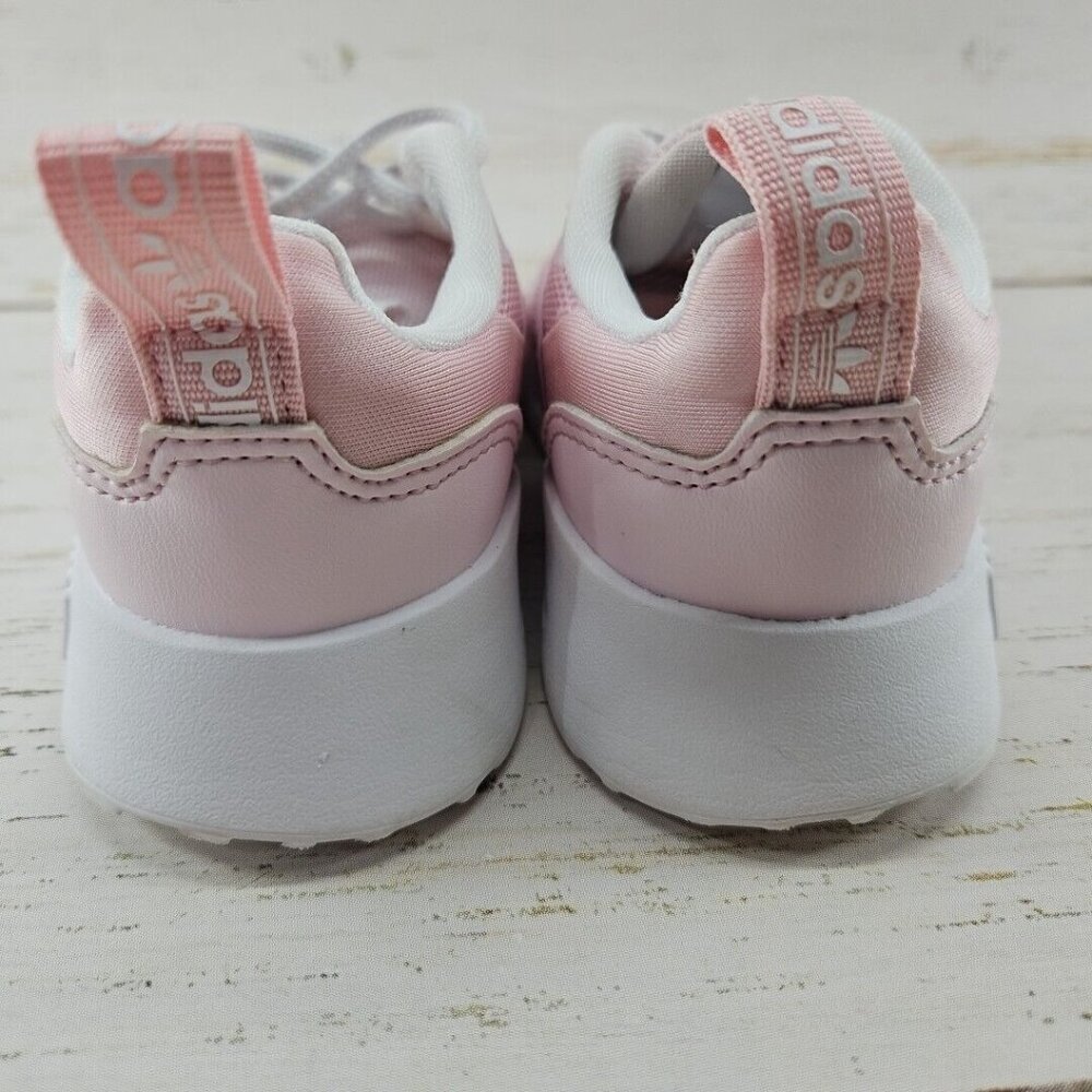 Adidas Multix Girls Shoes Size 6K Toddler Athletic Sneakers Pink Low Top GX4812 - Picture 6 of 10